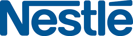nestle logo blue text only