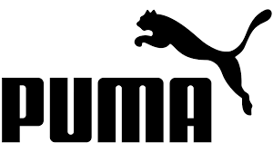 puma logo black text on white